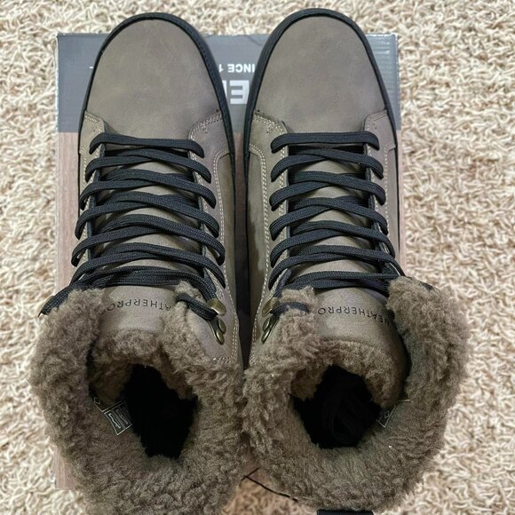 NEW Weatherproof Men's Sneakerboots Boots Shoes Brown, Size 13 - Picture 7 of 10